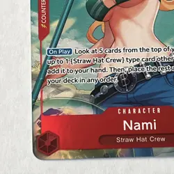 Nami Parallel OP01-016 Errata Romance Dawn One Piece Card Game - Image 5
