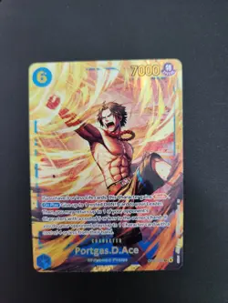 One Piece TCG English OP13-119 Portgas D Ace SEC Foil - Image 1