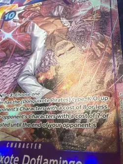 1x Donquixote Doflamingo (Alt Art) OP14-069 THE AZURE SEA'S SEVEN English MINT - Image 3
