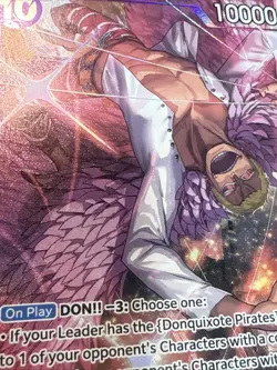 1x Donquixote Doflamingo (Alt Art) OP14-069 THE AZURE SEA'S SEVEN English MINT - Image 4