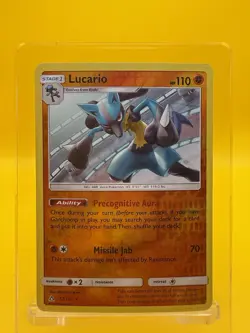Lucario 67/156 Sm-Ultra Prism Holo Rare Pokemon Card 2018 LP - Image 1