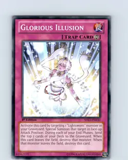Yu-Gi-Oh TCG Glorious Illusion SDLI-EN030 1st Edition Regular Common Card NM - Image 1