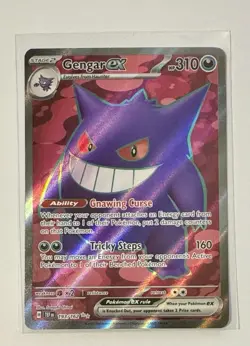 Pokemon GENGAR EX Temporal Forces SV05 Ultra Rare Holo Card 193/162 NM - Image 2