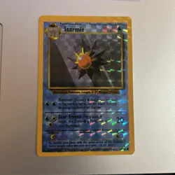 Pokemon Card - Starmie 64/102 Fossil HOLO - Mint Condition - Image 2