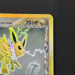 Old Pokemon TCG - Jolteon ex Delta Species 2005 7/113 Rare Holo Card MP - Image 3