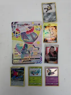 Large Bundle of Over 200 Assorted Pokemon Cards incl. Dragapult VMAX - Image 2