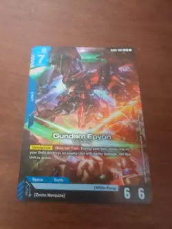 Gundam Epyon LR NM GD02-002 Gundam Card Game - Dual Impact English - Mint - Image 1