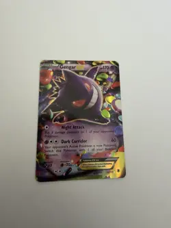 Pokemon Gengar EX TCG Holo Rare Card XY Phantom Forces 34/119 - Image 1