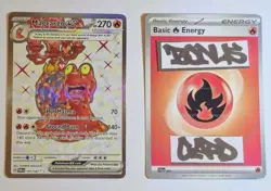 Magcargo ex 191/167 Ultra Rare Twilight Masquerade Pokemon TCG & Bonus Card - Image 1