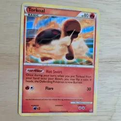 TORKOAL 25/95 POKEMON CARD (HS UNLEASHED SET) - Image 3
