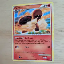 TORKOAL 25/95 POKEMON CARD (HS UNLEASHED SET) - Image 4