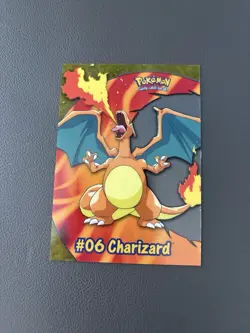 2000 Topps Pokemon TV Animation Series 2 #PC3 Charizard #06 Clear Card - Image 1