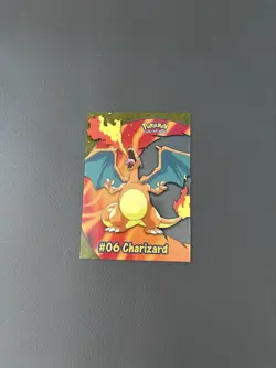 2000 Topps Pokemon TV Animation Series 2 #PC3 Charizard #06 Clear Card - Image 3