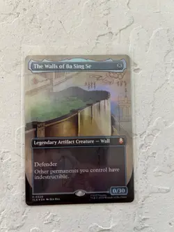 MTG English The Walls of Ba Sing Se (Borderless) NM Foil - Image 1