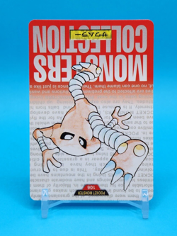 Pokemon Card Japanese - Hitmonlee No. 106 - Bandai Carddass - Red - Image 2