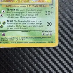 Nidoking 11/130 Holo Pokemon TCG Pokemon Card (MYREF#6) - Image 5