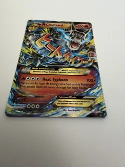 Pokemon Mega M Charizard-EX Holo Ultra Rare Card 12/83 - Image 1