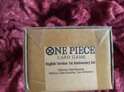 One Piece Card Game English Version 1st Anniversary Set Factory sealed - Image 1