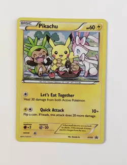 Pokemon Pikachu TCG XY95 Black Star Promo Holo Card Excellent Condition LP 2016 - Image 1