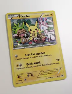 Pokemon Pikachu TCG XY95 Black Star Promo Holo Card Excellent Condition LP 2016 - Image 2