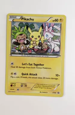 Pokemon Pikachu TCG XY95 Black Star Promo Holo Card Excellent Condition LP 2016 - Image 4