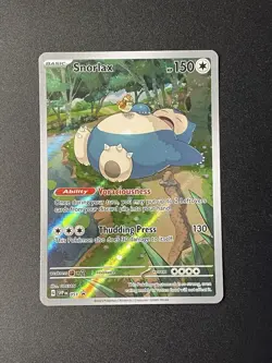Pokemon Snorlax SVP 051 Holo Black Star Promo Card Scarlet & Violet 151 - Image 2