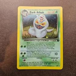 Dark Arbok 2/82 Pokemon Team Rocket Holo Rare Card - MP - Image 1
