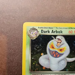 Dark Arbok 2/82 Pokemon Team Rocket Holo Rare Card - MP - Image 2