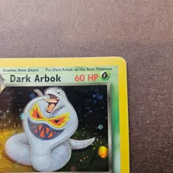 Dark Arbok 2/82 Pokemon Team Rocket Holo Rare Card - MP - Image 3