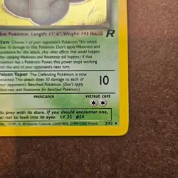 Dark Arbok 2/82 Pokemon Team Rocket Holo Rare Card - MP - Image 5