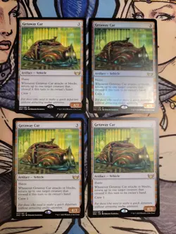 4x Getaway Car (1 is Foil) - NM/M SNC MTG Magic - Image 1