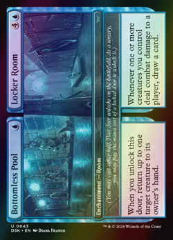 MTG Bottomless Pool // Locker Room Foil ** Duskmourn: House of Horror ** En (NM) - Image 1