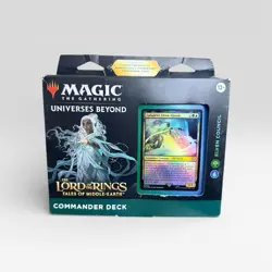 Magic the Gathering LOTR Commander Deck Elven Council Sealed Box Damage - Image 2