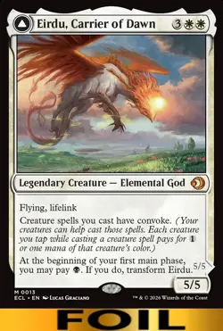 Eirdu, Carrier of Dawn ** FOIL ** (double-sided) - Lorwyn Ecliped - NM MTG - Image 1