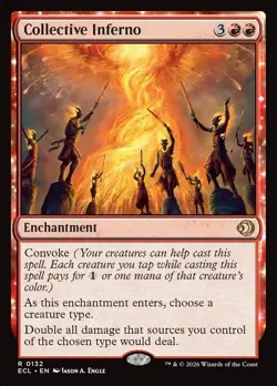 Collective Inferno - #132 - Lorwyn Ecliped - NM MTG - Image 1