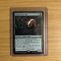 Magic The Gathering Avatar Badgermole Cub 0167 NM - Image 1