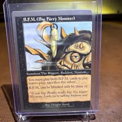 MTG B.F.M. (Big Furry Monster) Left - Unglued #28 - Image 1