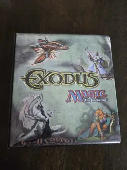 Exodus Magic The Gathering MTG 3 Ring Binder Used - Image 1