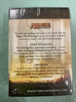Magic The Gathering Ravnica: City Of Guilds Dimir Intrigues Theme Deck Sealed - Image 2