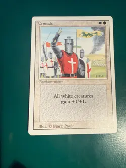 MTG Magic The Gathering - Crusades - Revised Edition 3ED - 1994 - LP - Banned - Image 1