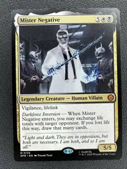 Mister negative #135 mythic Magic: The Gathering marvel's spider-man MINT - Image 1