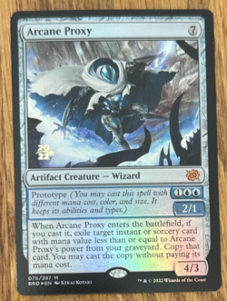 MTG The Brothers' War, Arcane Proxy - Foil Promo - Image 1