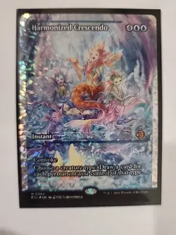 Harmonized Crescendo (0394) (Showcase) (Fracture Foil) Lorwyn Eclipsed Foil - Image 1
