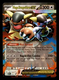 Mega Kangaskhan ex 025 Promo Mega Evolutions Pokemon Near Mint - Image 1