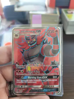 Pokemon Incineroar GX SM38 Sun & Moon Full Art Holo Black Star Promo - Image 3