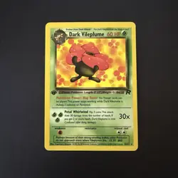 Pokemon TCG Dark Vileplum 30/82 (1st Edition / Team Rocket / 2000 / NM / MINT) - Image 1