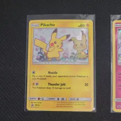 Pokemon TCG Pikachu SM162, Mimikyu SM163 Combo Set - 2 Piece - Image 2