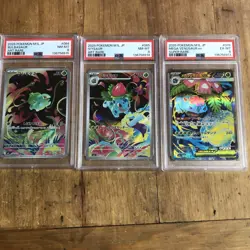 2025 POKEMON JAPANESE MEGA BRAVE BULBASAUR IVYSAUR VENUSAUR EX SEQUENTIAL PSA8,6 - Image 1