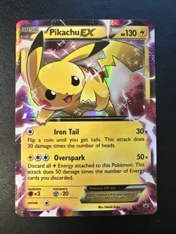 Pikachu [VLP] EX XY84 - XY Black Star Promo Holo Pokemon TCG - Image 1