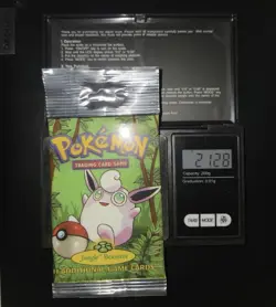 Pokemon Jungle Booster Pack 1999 Sealed Heavy 21.28g - Image 1